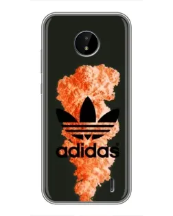 Чохол для Nokia C20 Plus з картинкою «Adidas Classic White»