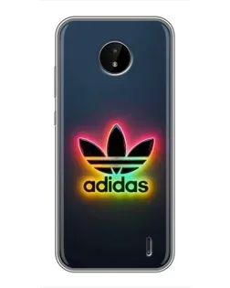 Чохол для Nokia C20 Plus з картинкою «Неоновий Adidas»