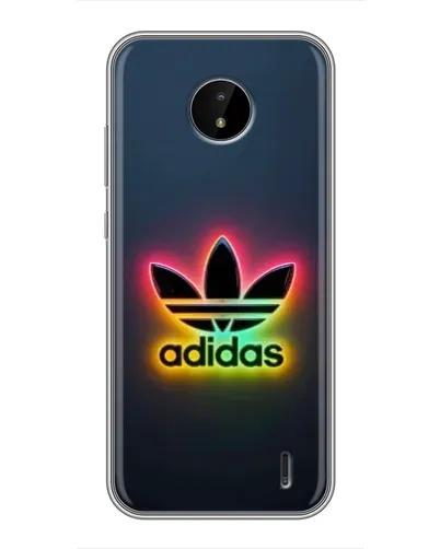 Чохол для Nokia C20 Plus з картинкою «Неоновий Adidas»
