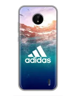 Чохол для Nokia C20 Plus з картинкою «Океанська глибина адідас»