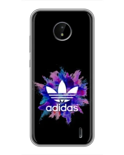 Чохол для Nokia C20 Plus з картинкою «Вибух фарб Adidas»