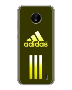 Чохол для Nokia C20 Plus з картинкою «Оливковий градієнт Adidas»
