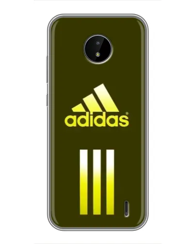 Чохол для Nokia C20 Plus з картинкою «Оливковий градієнт Adidas»