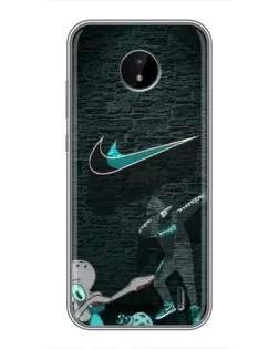 Чохол для Nokia C20 Plus з картинкою «Спортивний арт Nike»