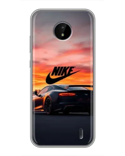 Чохол для Nokia C20 Plus з картинкою «Nike та суперкар»