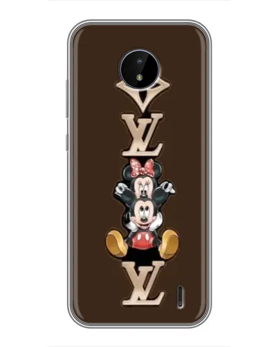 Чохол для Nokia C20 Plus з картинкою «LV та Міккі Маус»