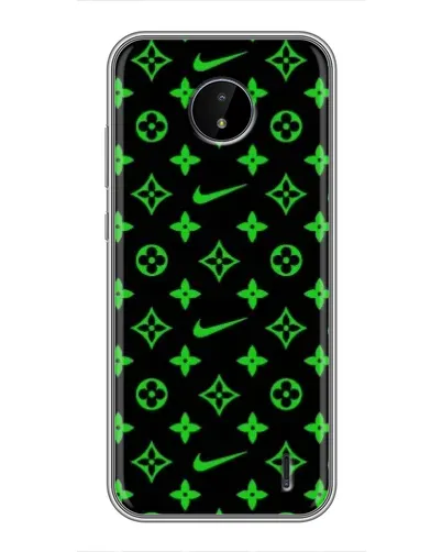 Чохол для Nokia C20 Plus з картинкою «Неоновий принт LV»
