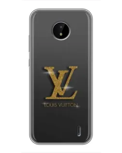 Чохол для Nokia C20 Plus з картинкою «Градієнт Louis Vuitton»