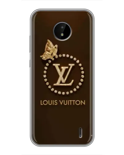 Чохол для Nokia C20 Plus з картинкою «LV — золота печатка»