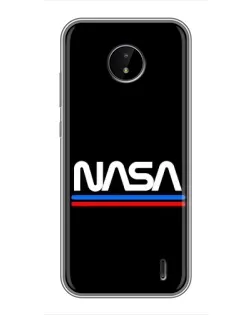 Чохол для Nokia C20 Plus з картинкою «NASA — класика Red Blue»
