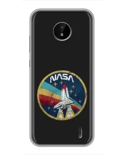 Чохол для Nokia C20 Plus з картинкою «NASA — емблема місії»