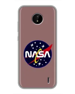 Чохол для Nokia C20 Plus з картинкою «NASA — ретро космос»