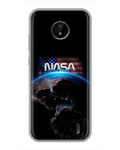 Чохол для Nokia C20 Plus з картинкою «Земля з космосу NASA»