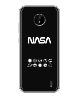 Чохол для Nokia C20 Plus з картинкою «NASA — технічний принт»