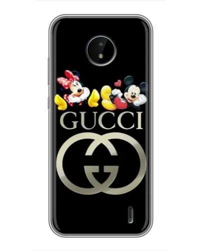Чохол для Nokia C20 Plus з картинкою «Gucci — герої Disney»
