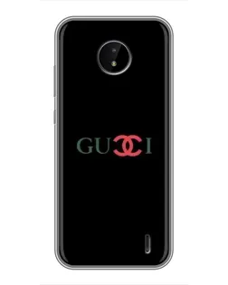 Чохол для Nokia C20 Plus з картинкою «Gucci — червоний градієнт»