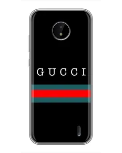 Чохол для Nokia C20 Plus з картинкою «Gucci — червоний пояс»