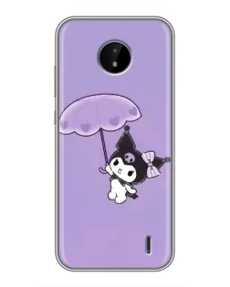 Чохол для Nokia C20 Plus з картинкою «Kuromi з парасолькою» Чохол для Nokia C20 Plus з картинкою «Kuromi з парасолькою»