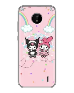 Чохол для Nokia C20 Plus з картинкою «My Melody та Kuromi» Чохол для Nokia C20 Plus з картинкою «My Melody та Kuromi»