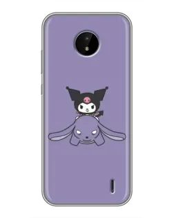 Чохол для Nokia C20 Plus з картинкою «Kuromi на ліловому фоні» Чохол для Nokia C20 Plus з картинкою «Kuromi на ліловому фоні»