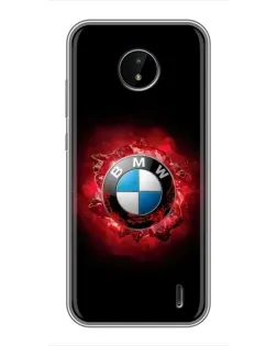 Чохол для Nokia C20 Plus з картинкою «Логотип BMW — спалах»