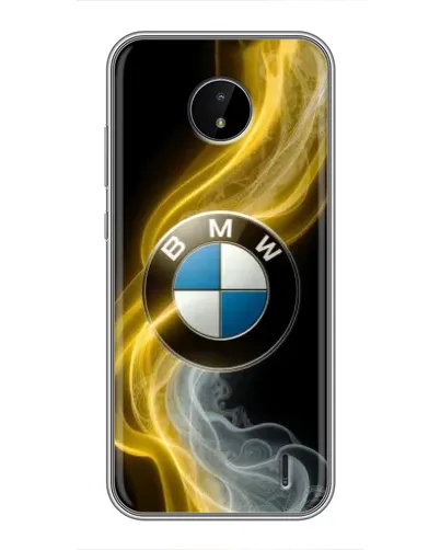 Чохол для Nokia C20 Plus з картинкою «Золотистий дим BMW»