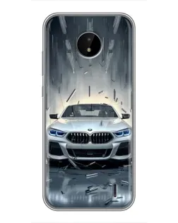 Чохол для Nokia C20 Plus з картинкою «BMW у світлі фар»