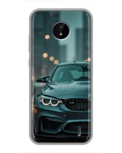Чохол для Nokia C20 Plus з картинкою «BMW у вогнях міста»