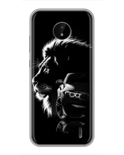 Чохол для Nokia C20 Plus з картинкою «BMW та лев»
