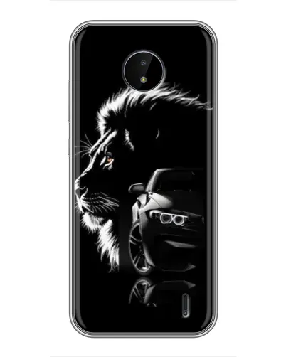 Чохол для Nokia C20 Plus з картинкою «BMW та лев»