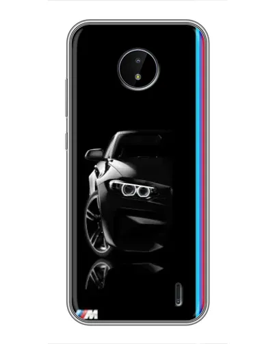 Чохол для Nokia C20 Plus з картинкою «Силует BMW в темряві»