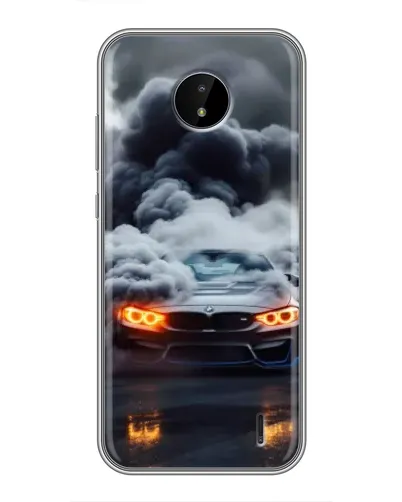 Чохол для Nokia C20 Plus з картинкою «BMW у диму»