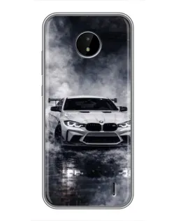 Чохол для Nokia C20 Plus з картинкою «BMW крізь туман»