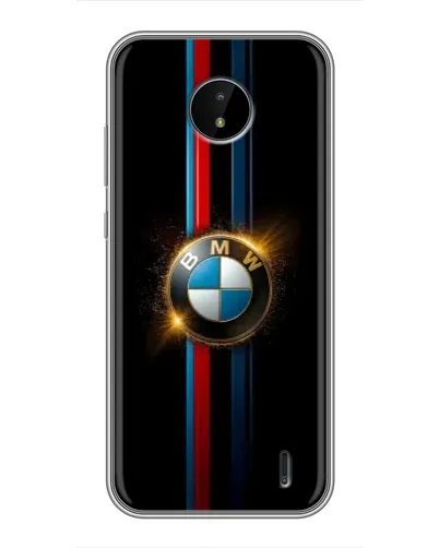 Чохол для Nokia C20 Plus з картинкою «BMW M-Power неон»