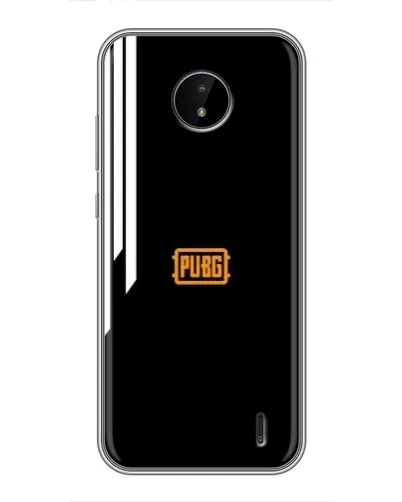 Чехол для Nokia C20 Plus с картинкой «PUBG — вертикальные линии»