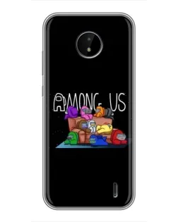 Чохол для Nokia C20 Plus з картинкою «Логотип Among Us»