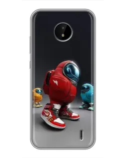 Чохол для Nokia C20 Plus з картинкою «Among Us — 3D стиль» Чохол для Nokia C20 Plus з картинкою «Among Us — 3D стиль»