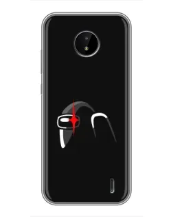 Чохол для Nokia C20 Plus з картинкою «Among Us шолом» Чохол для Nokia C20 Plus з картинкою «Among Us шолом»