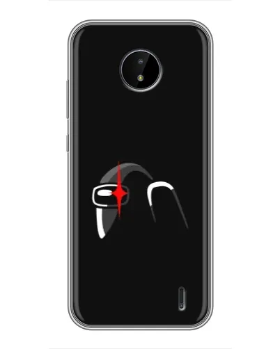 Чохол для Nokia C20 Plus з картинкою «Among Us шолом» Чохол для Nokia C20 Plus з картинкою «Among Us шолом»
