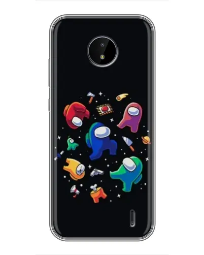 Чохол для Nokia C20 Plus з картинкою «Among Us космос» Чохол для Nokia C20 Plus з картинкою «Among Us космос»