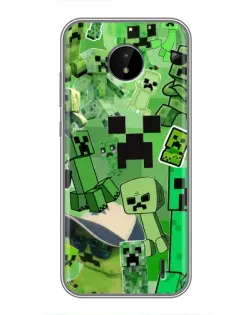 Чохол для Nokia C20 Plus з картинкою «Кріпери Minecraft» Чохол для Nokia C20 Plus з картинкою «Кріпери Minecraft»
