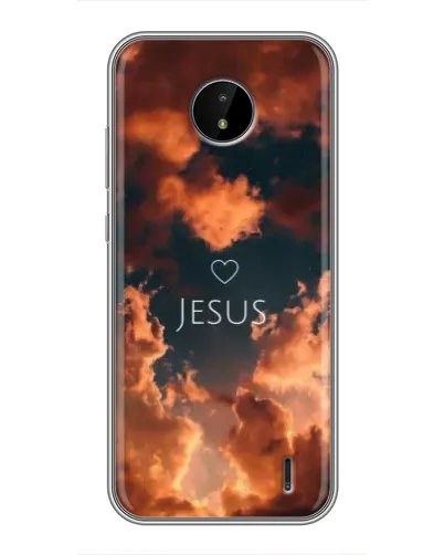 Чохол для Nokia C20 Plus з картинкою «Сяйво Імені Jesus»