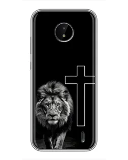 Чохол для Nokia C20 Plus з картинкою «Лев та Хрест» Чохол для Nokia C20 Plus з картинкою «Лев та Хрест»