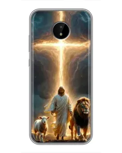 Чохол для Nokia C20 Plus з картинкою «Лев Юди та Світло» Чохол для Nokia C20 Plus з картинкою «Лев Юди та Світло»