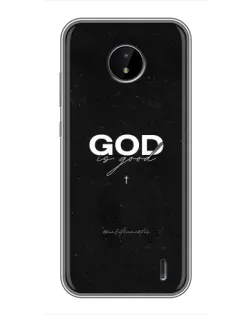 Чохол для Nokia C20 Plus з картинкою «GOD — Бог над усім»