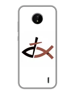 Чохол для Nokia C20 Plus з картинкою «Риба та хрест»