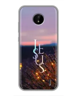 Чехол для Nokia C20 Plus с картинкой «Свет Божий ночью»