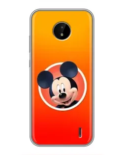 Чехол для Nokia C20 Plus с картинкой «Mickey в круге»