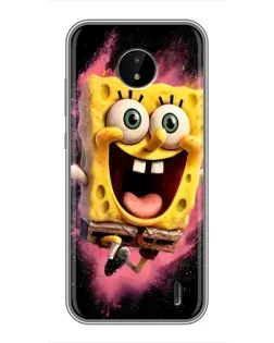 Чохол для Nokia C20 Plus з картинкою «Вибуховий Спанч Боб»