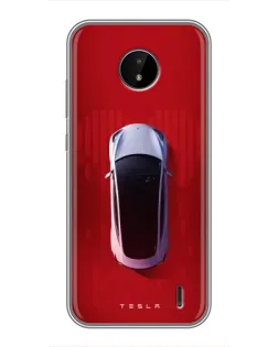 Чохол для Nokia C20 Plus з картинкою «Tesla Top View» Чохол для Nokia C20 Plus з картинкою «Tesla Top View»